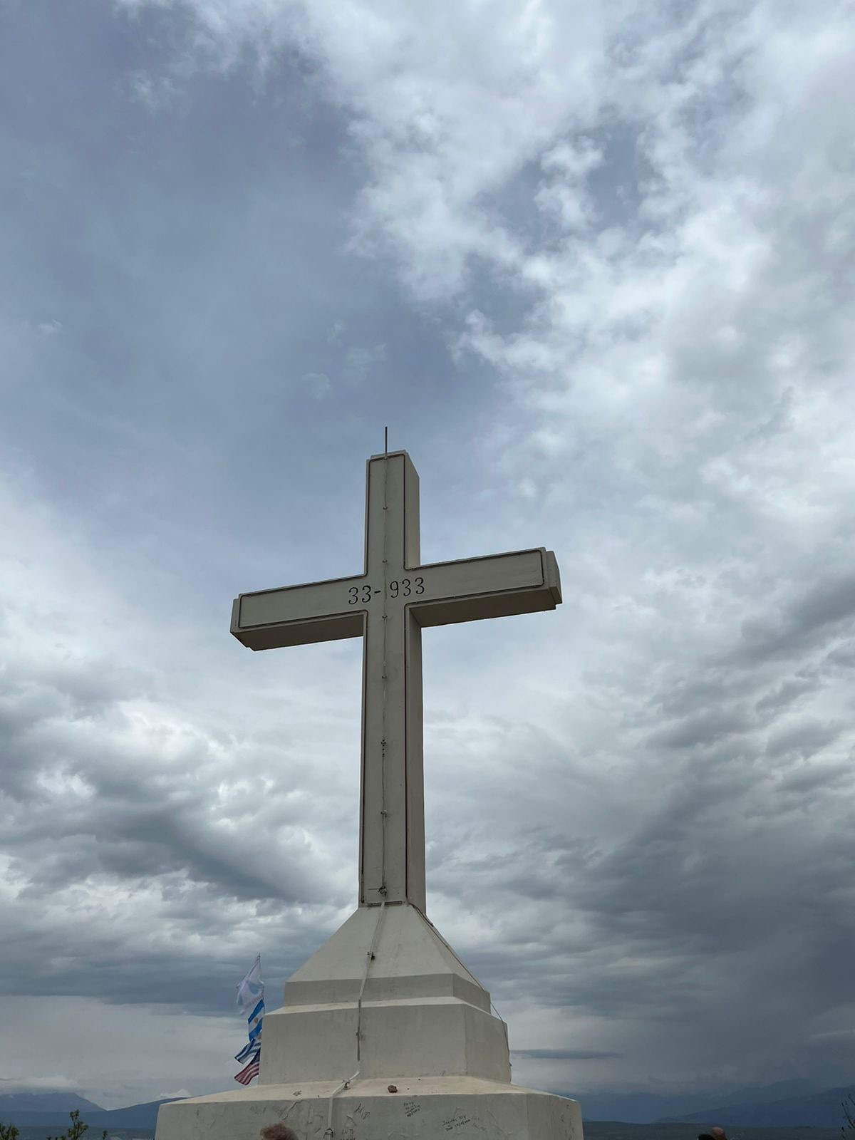 Gran cruz del Monte Križevac en Medjugorje