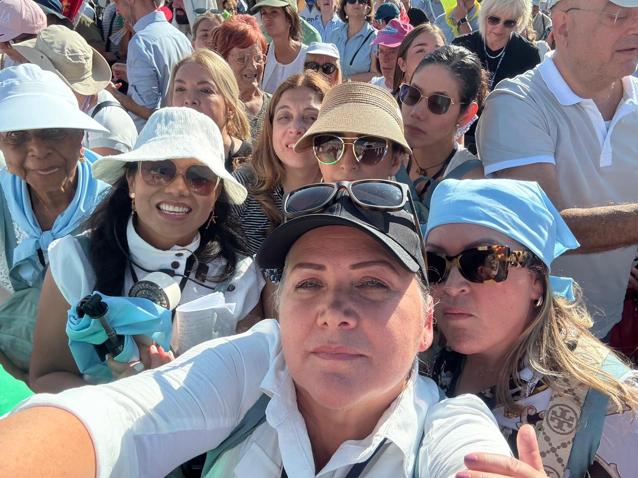 Pilgrims at the Jubilee of Consolation