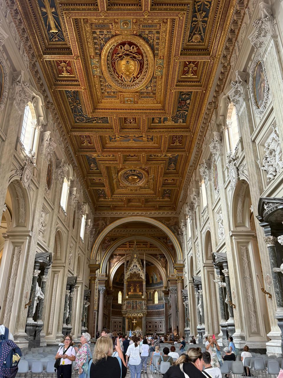 Interior of St John Lateran, Rome
