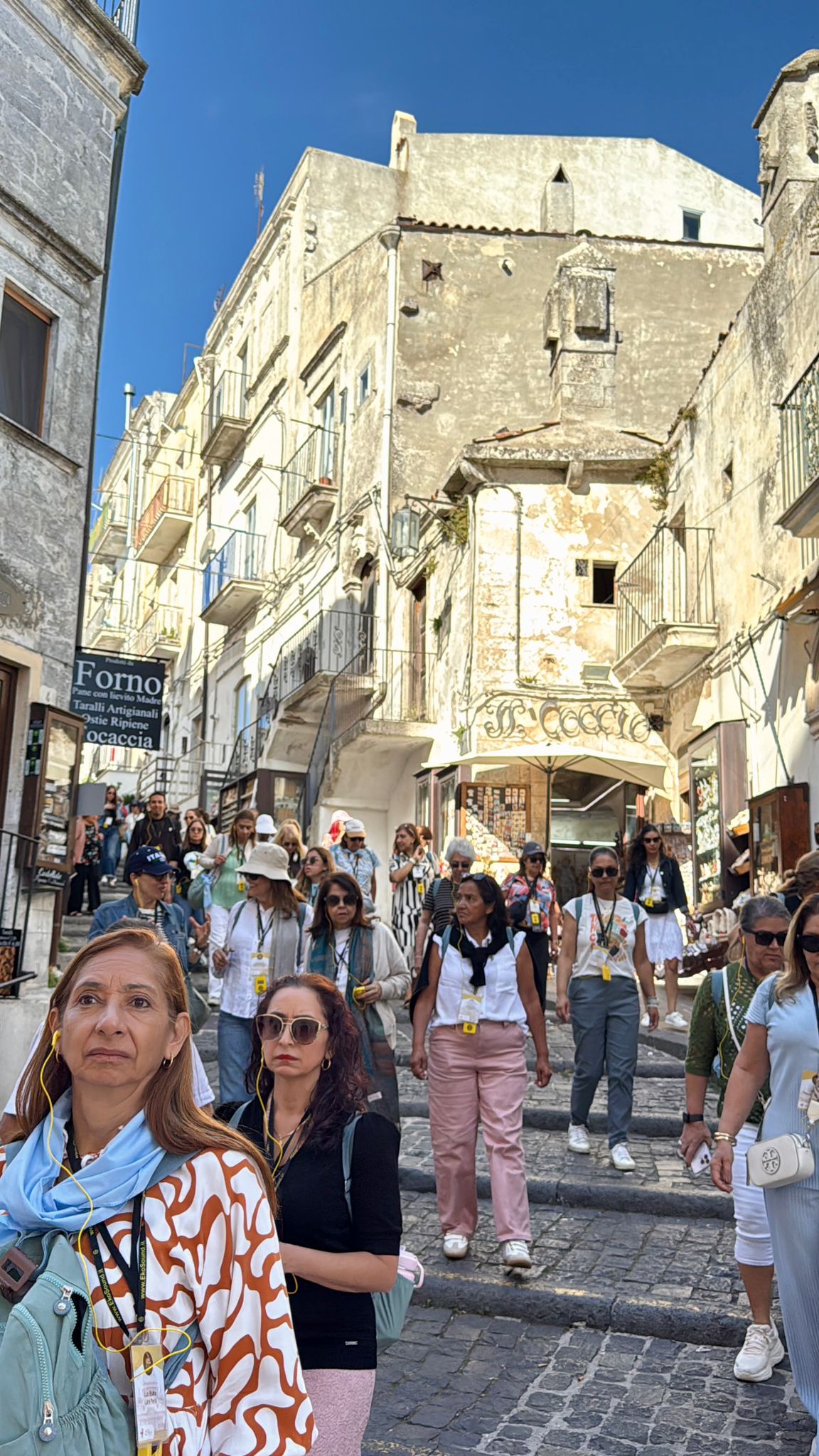 Pilgrims in San Angelo, Italy