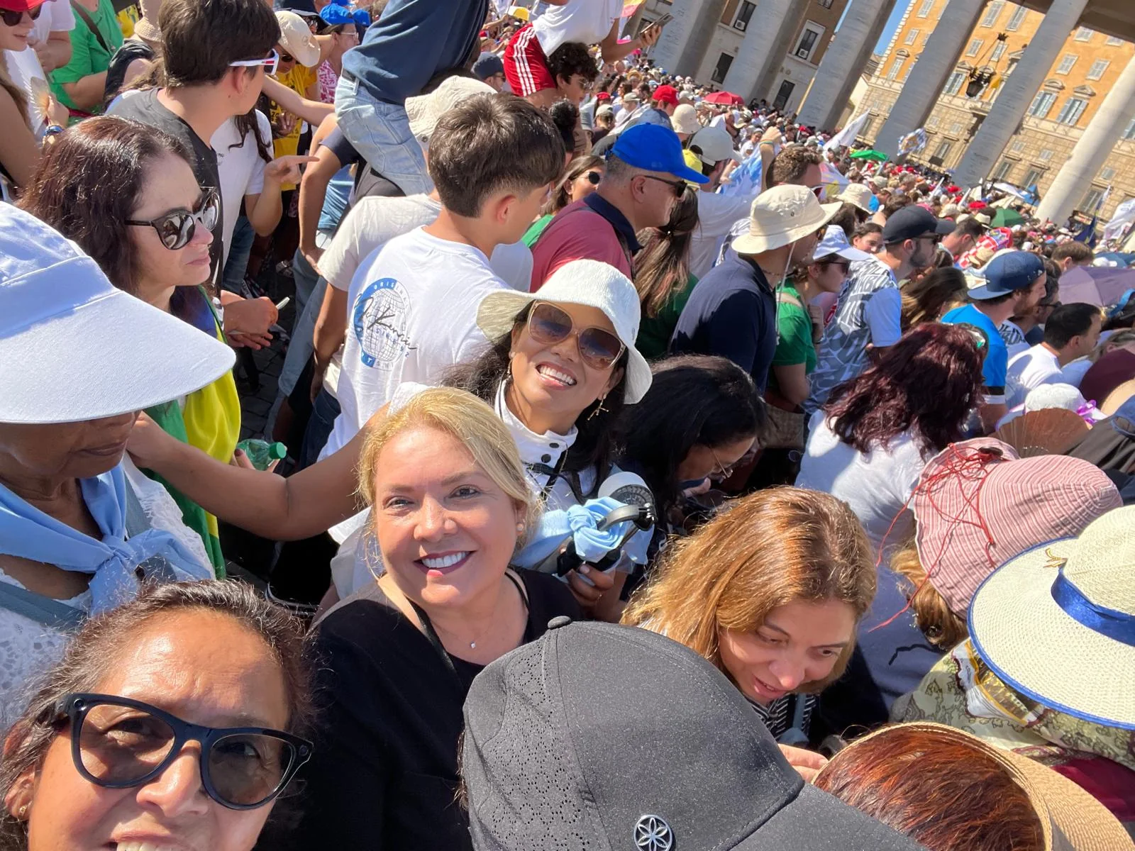 Pilgrims at Carlo Acutis Canonization