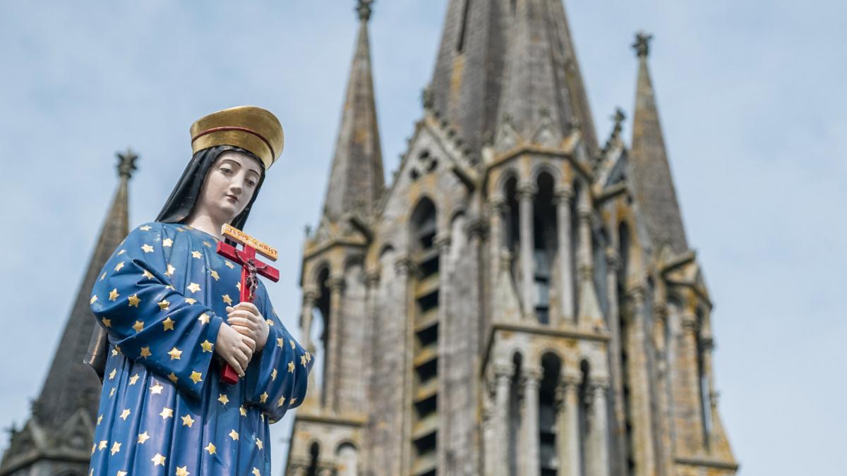 Sanctuary of Our Lady of Pontmain, site of the Marian apparition and pilgrimage