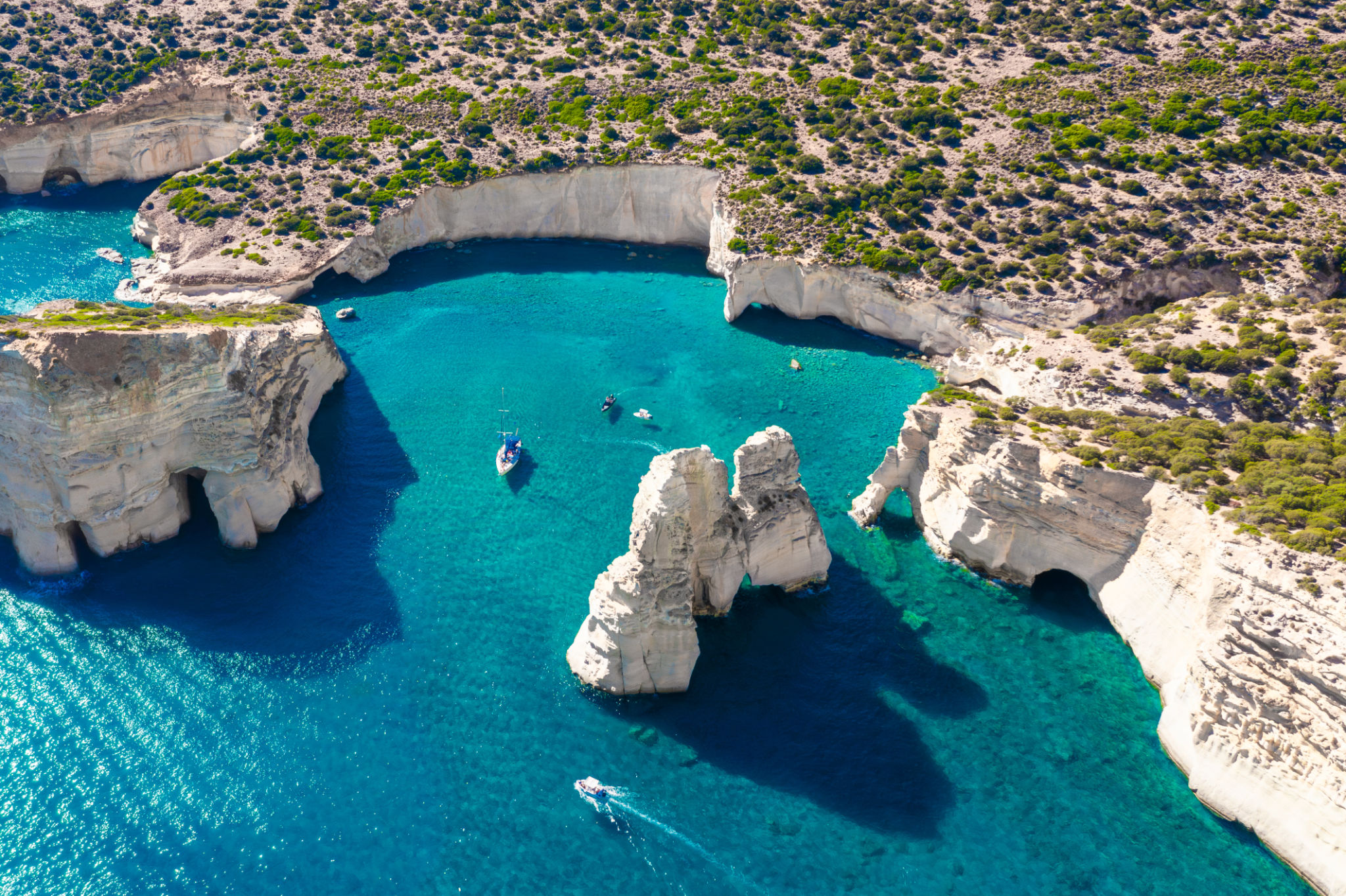 Vista panorámica de las Islas Griegas