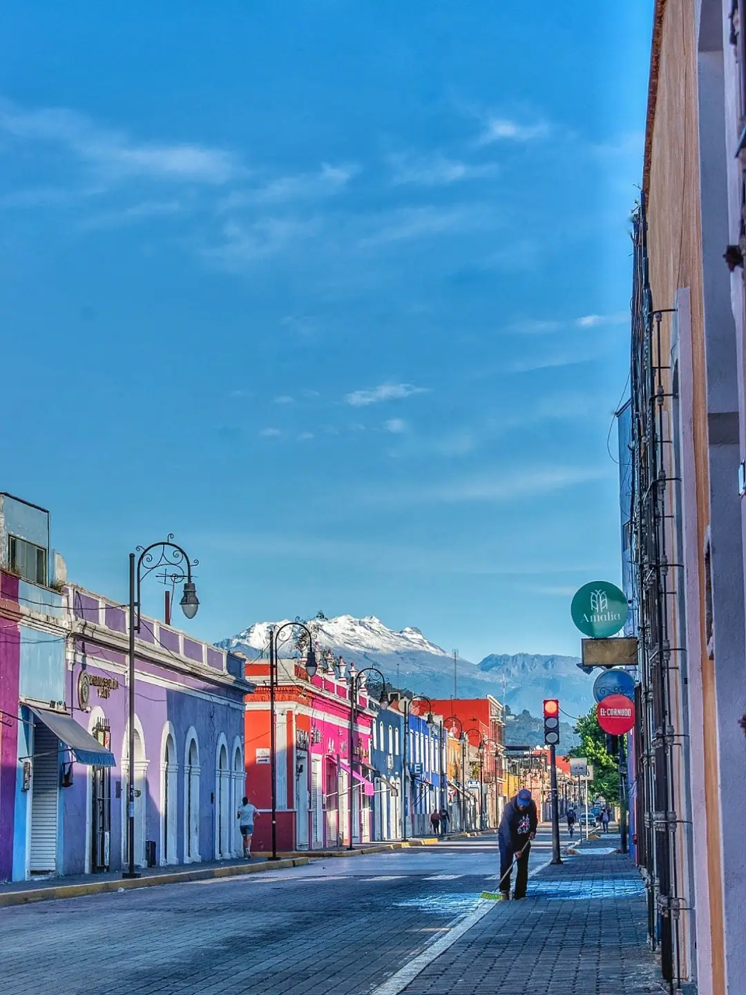 Colorful streets inviting you to discover the charm of Cholula.