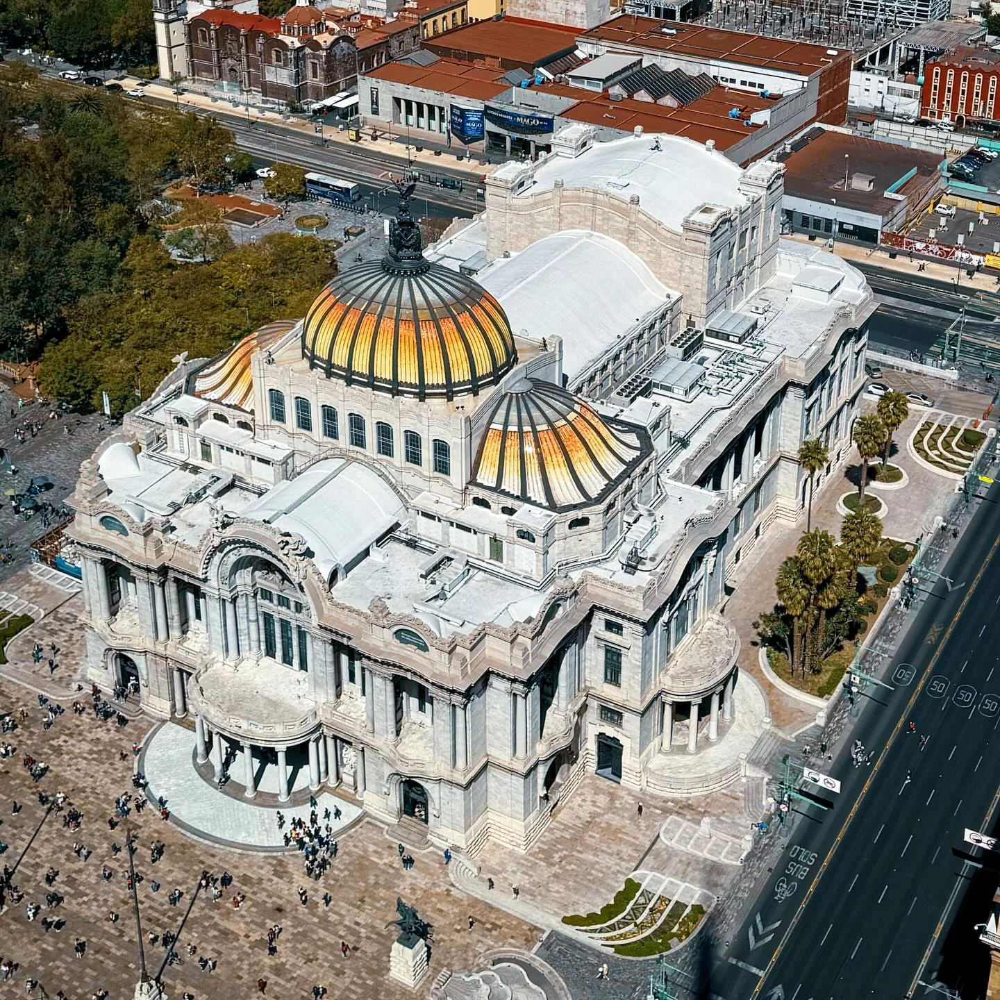 Bellas Artes, a jewel that dazzles from every angle.