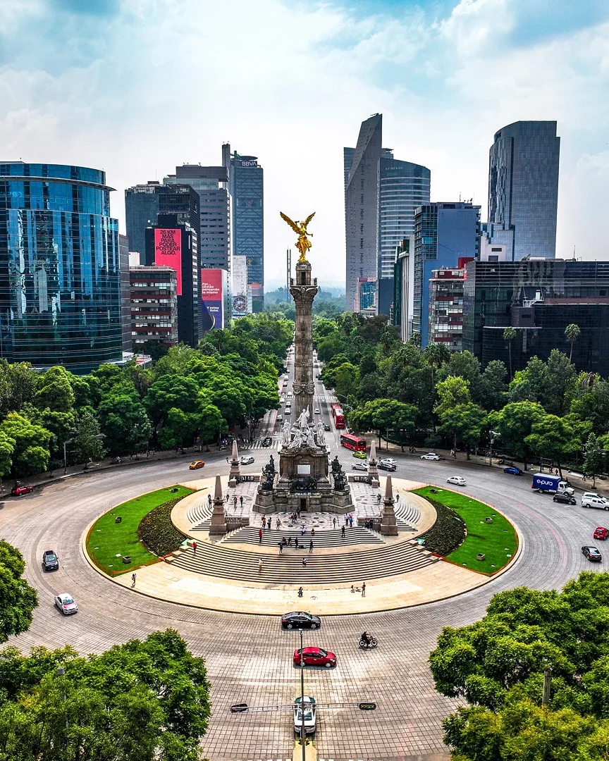 Paseo de la Reforma, where history meets modern life.